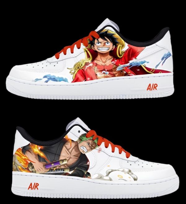 Custom Air force 1 Luffy Zoro One piece Sneakers