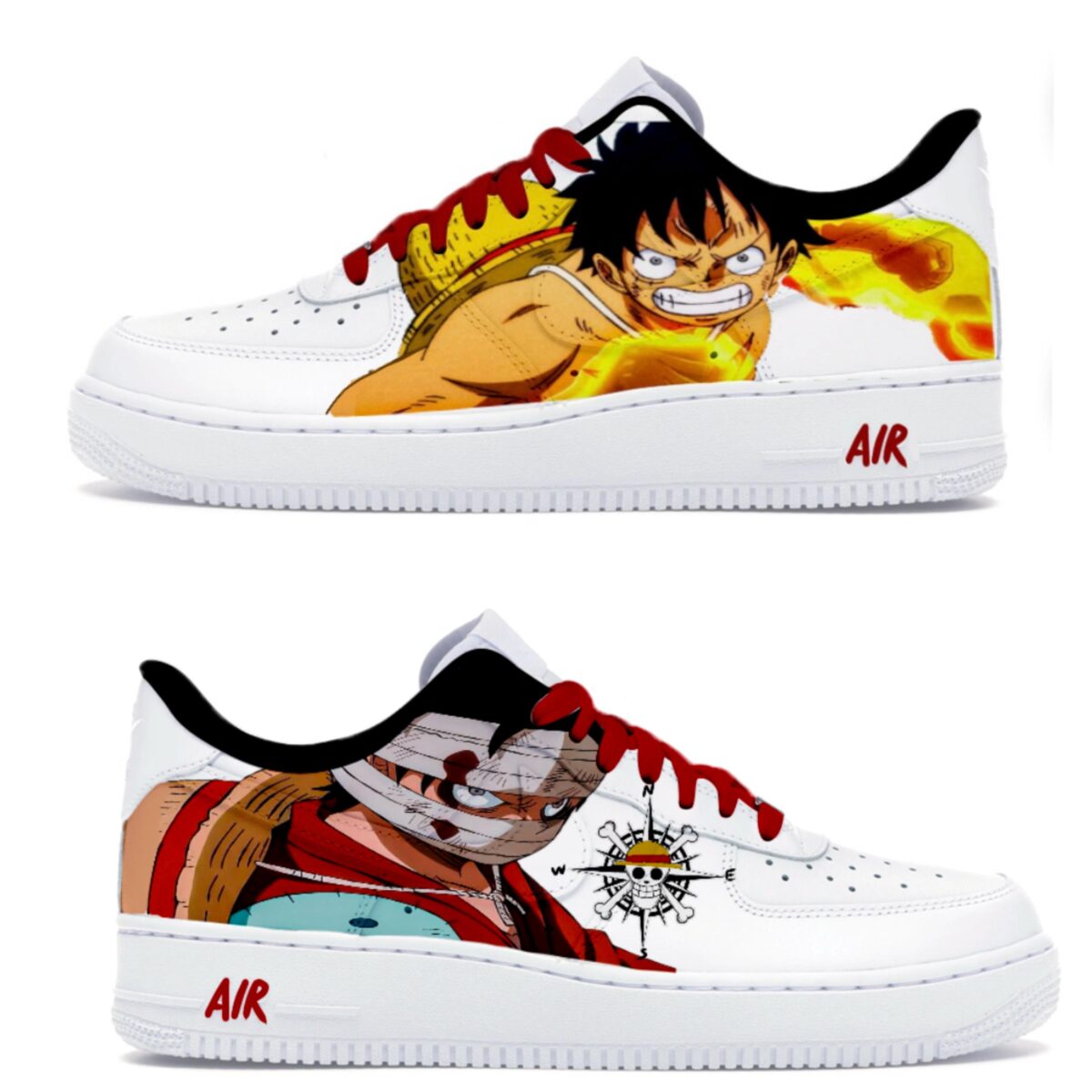 Custom Air force 1 Luffy Zoro One piece Sneakers