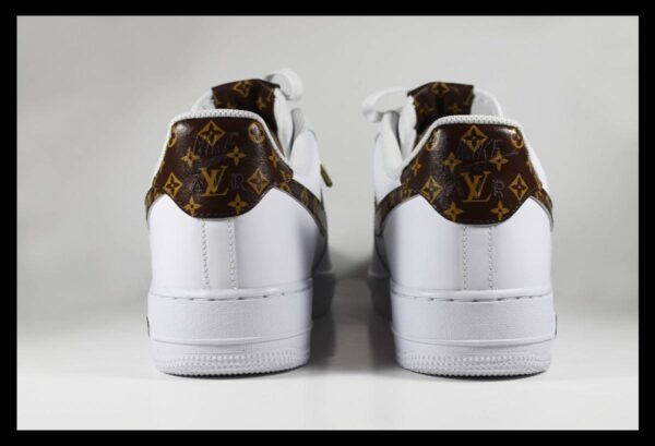 Custom Air Force 1 Luxe Brown LV Edition