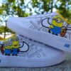 Custom Air Force 1 Minion Anime Wedding Shoes with Street Style