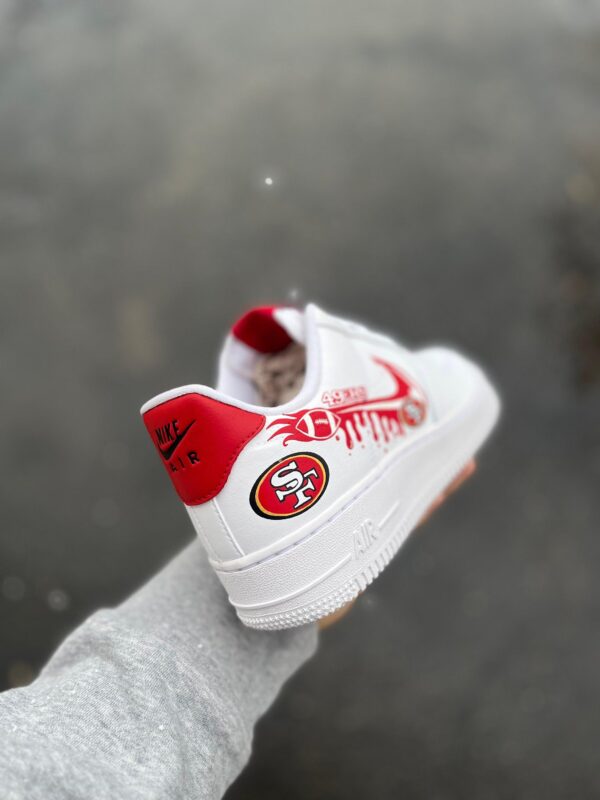 Custom Air Force 1 San Francisco 49ers Sneakers