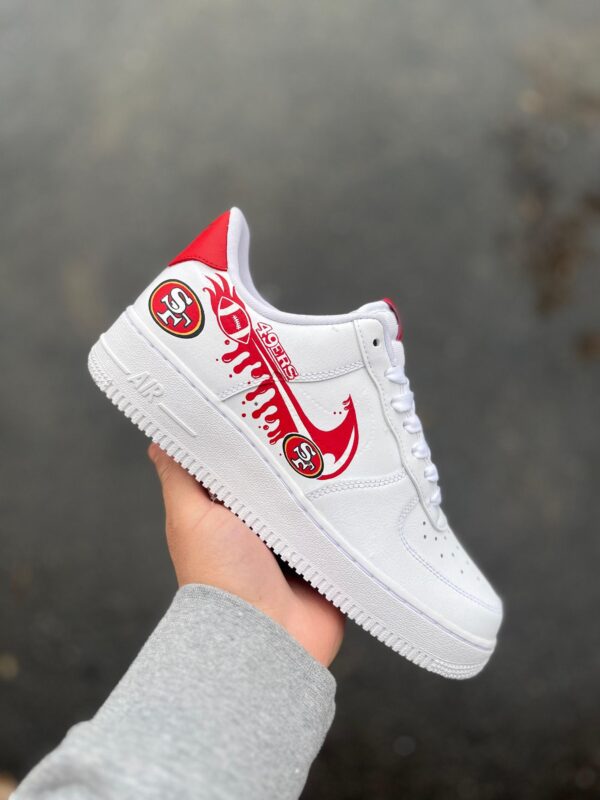 Custom Air Force 1 San Francisco 49ers Sneakers