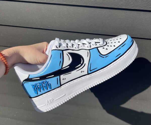 Custom Air Force 1 Sneakers Cartoon Magic for Christmas Gifts