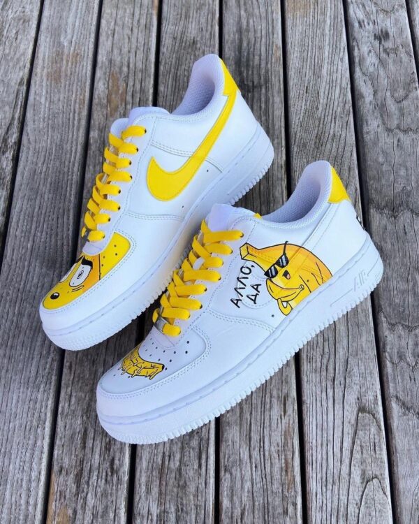 Custom Air Force 1 Sneakers HandPainted Anime Street Style