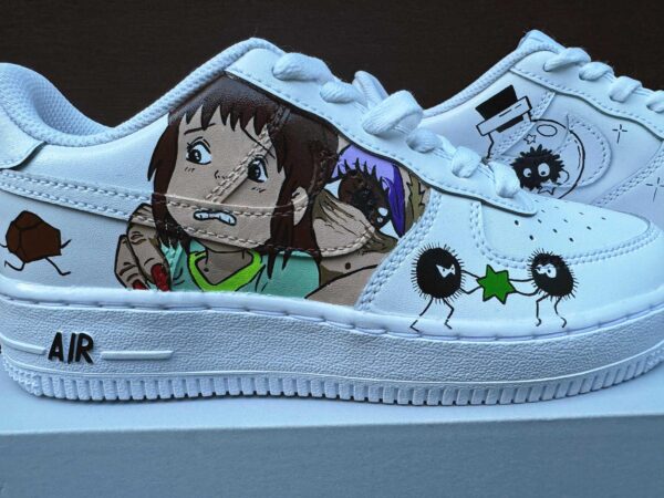 Custom Air Force 1 Spirited Away Anime Wedding Street Style Sneakers