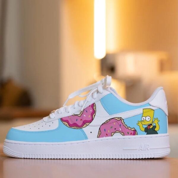 Custom Air Force 1 Street Style Simpsons Anime Sneakers