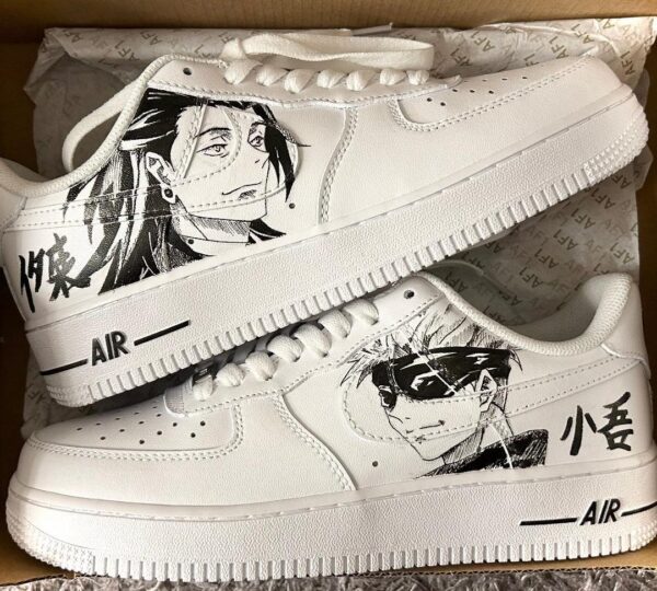 Custom Air Force 1 x Jujutsu Kaisen Gojo x Geto