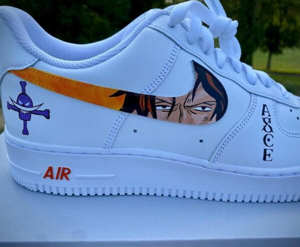 Custom Air Force 1 x Luffy & Ace Sneakers