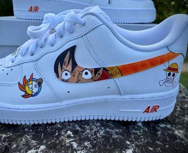 Custom Air Force 1 x Luffy & Ace Sneakers