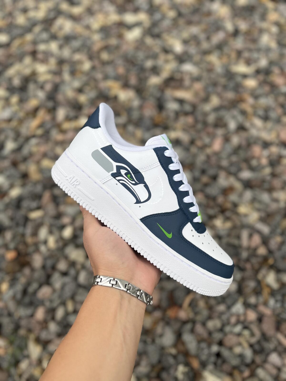 Custom Air Force one Seattle Seahawks Sneakers