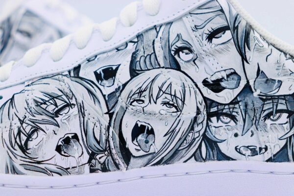 Custom Anime Nike Air Force 1 Ahegao Sneakers