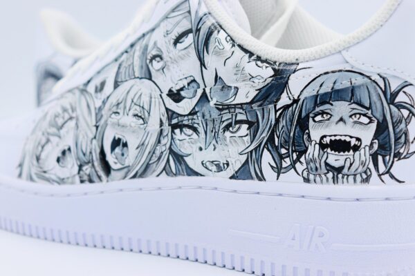 Custom Anime Nike Air Force 1 Ahegao Sneakers