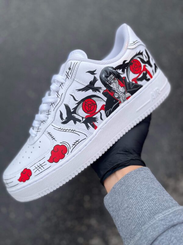 Custom Chaussures basses Naruto Uchiha Itachi Air Force 1