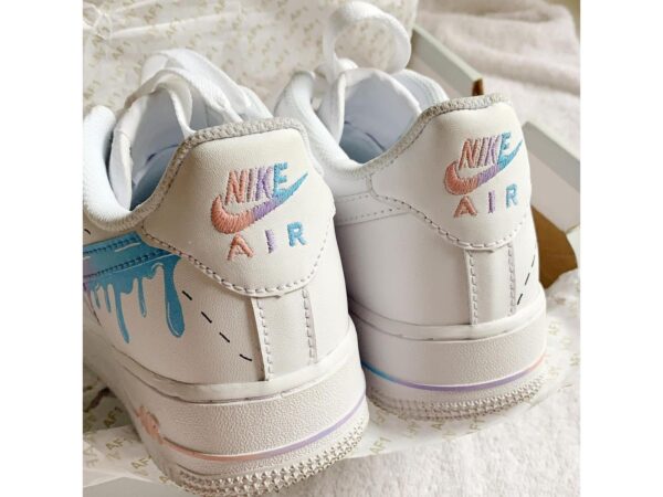 Custom Drip Swoosh Butterflies Nike Air Force 1 Sneaker