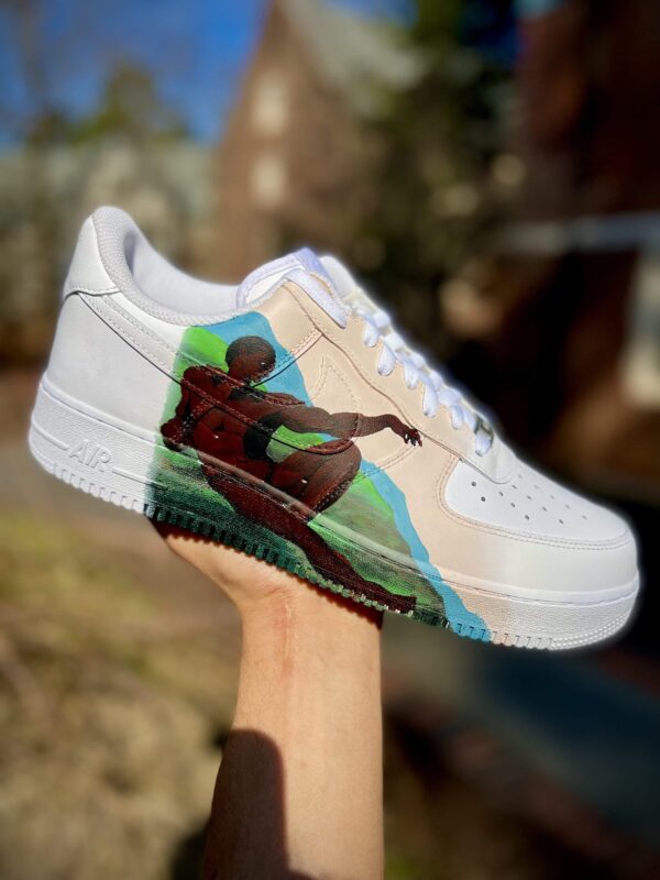 Custom Michelangelo Renaissance Themed Nike Air Force 1 Sneakers