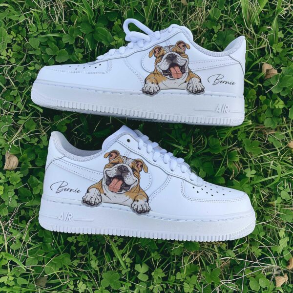 Custom Nike air force 1 Bulldog