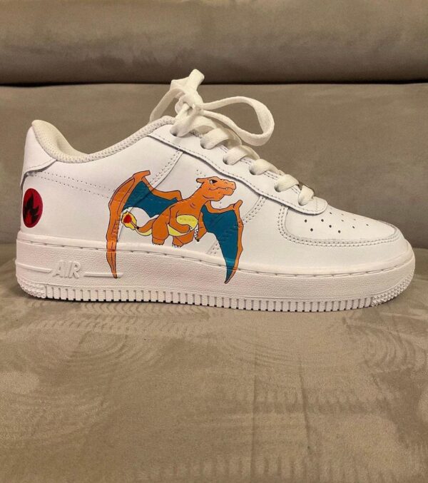 Custom Nike Air Force 1 Hand Painted Sneakers PokeMon