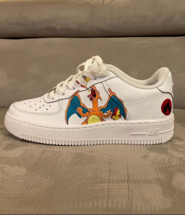 Custom Nike Air Force 1 Hand Painted Sneakers PokeMon