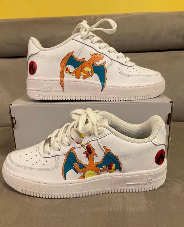 Custom Nike Air Force 1 Hand Painted Sneakers PokeMon