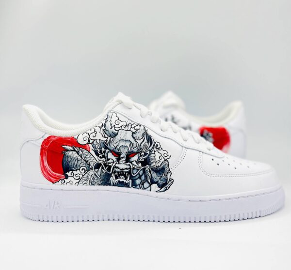 Custom Nike Air Force 1 Japanese Dragon