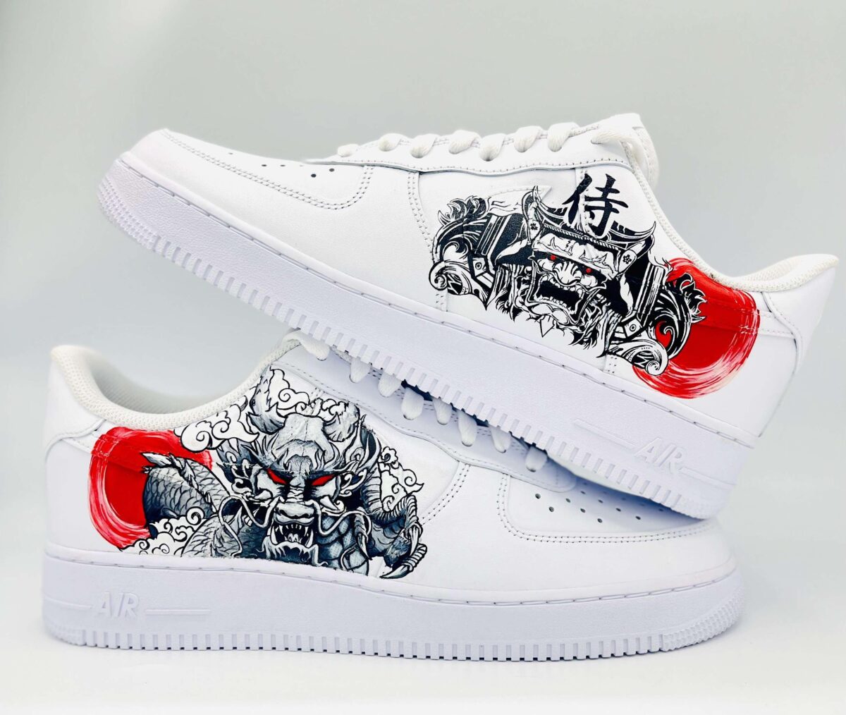 Custom Nike Air Force 1 Japanese Dragon