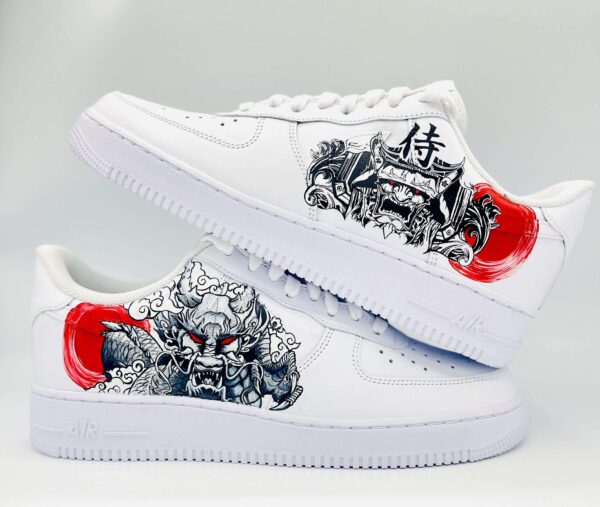 Custom Nike Air Force 1 Japanese Dragon