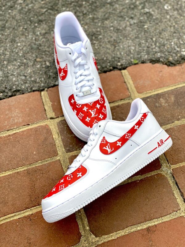 Custom Nike Air Force 1 Louis Vuitton