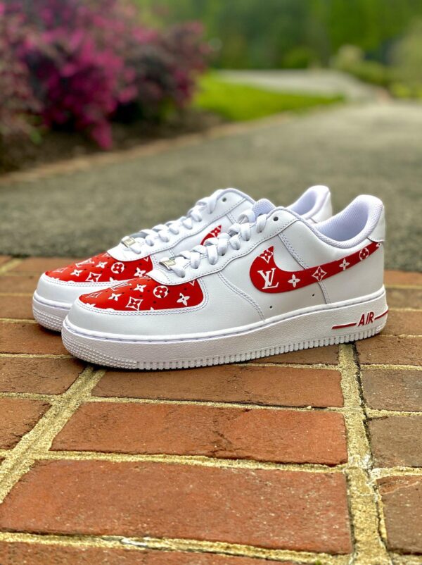 Custom Nike Air Force 1 Louis Vuitton