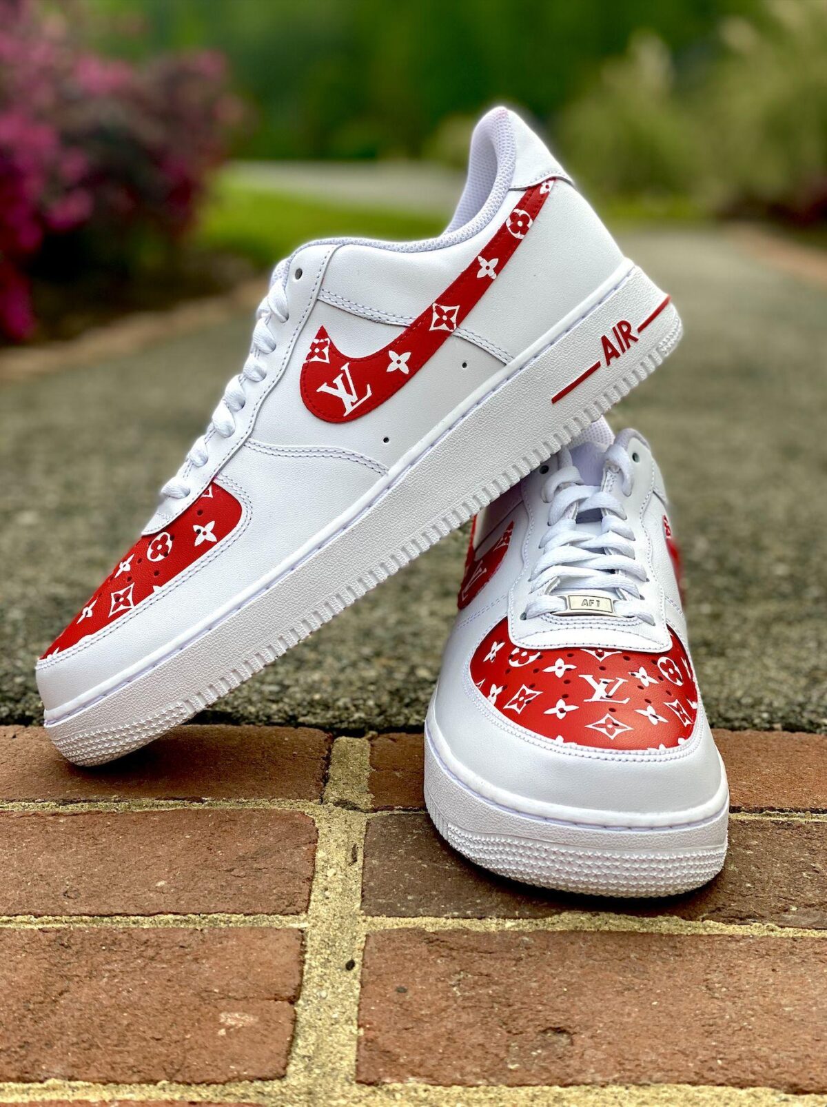 Custom Nike Air Force 1 Louis Vuitton