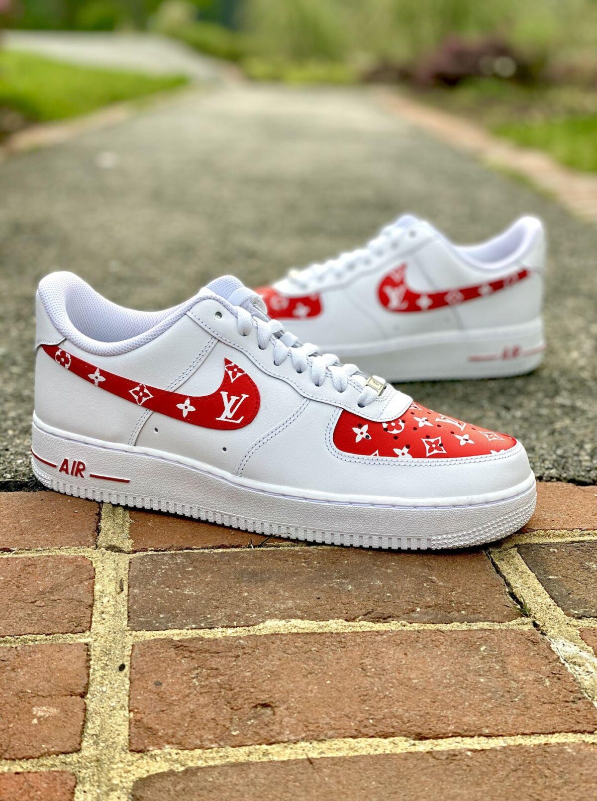 Custom Nike Air Force 1 Louis Vuitton