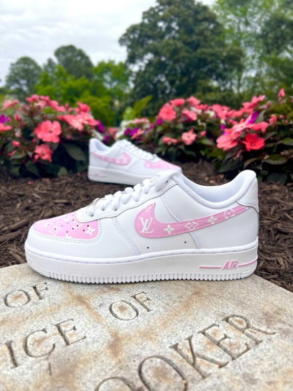 Custom Nike Air Force 1 Louis Vuitton Sneakers