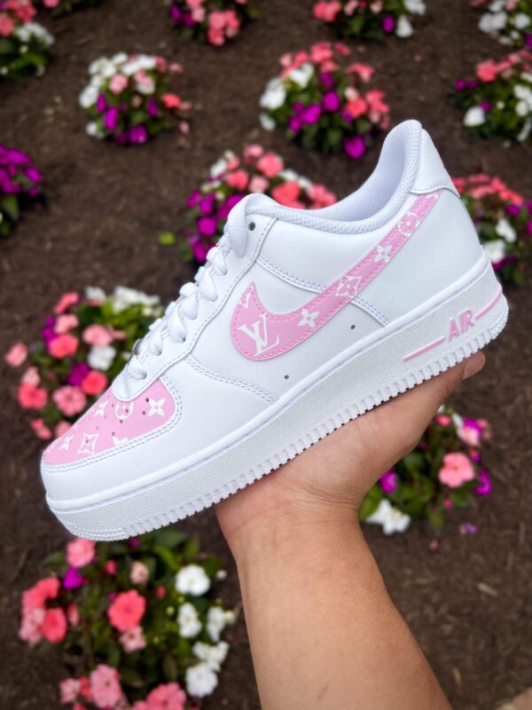 Custom Nike Air Force 1 Louis Vuitton Sneakers