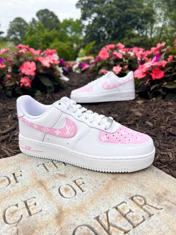 Custom Nike Air Force 1 Louis Vuitton Sneakers