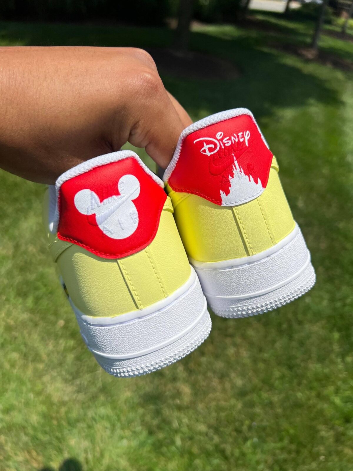 Custom Nike Air Force 1 Mickey & Minnie Mouse Sneakers