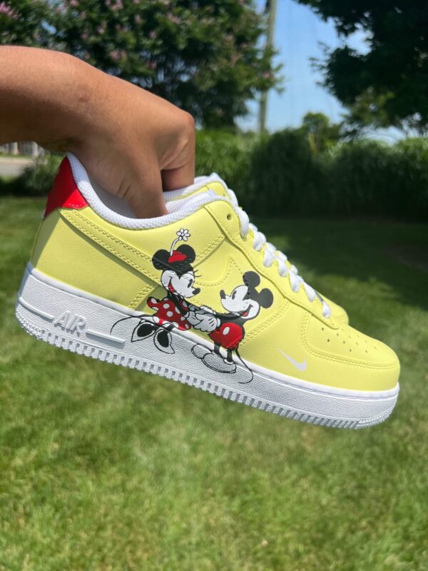 Custom Nike Air Force 1 Mickey & Minnie Mouse Sneakers