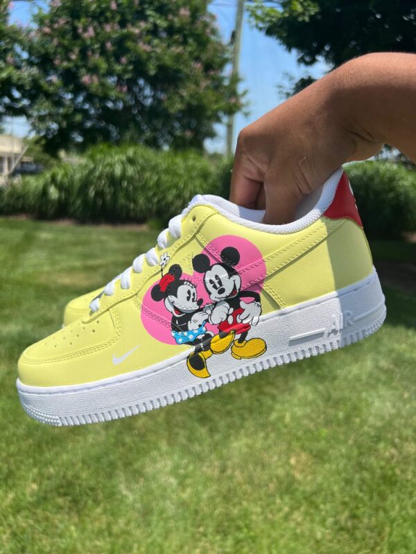 Custom Nike Air Force 1 Mickey & Minnie Mouse Sneakers