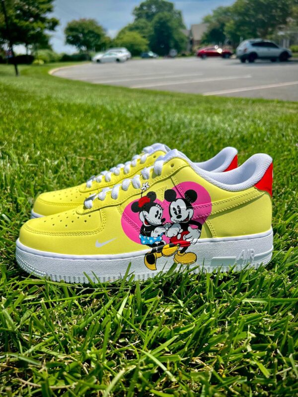 Custom Nike Air Force 1 Mickey & Minnie Mouse Sneakers