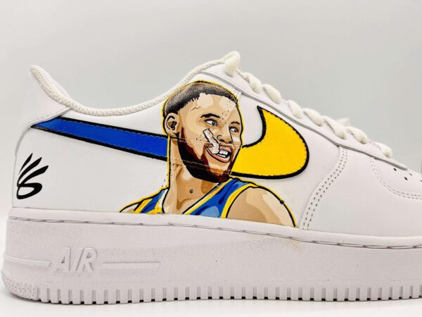 Custom Nike Air Force 1 Nba Beckham Jr Stephen Curry