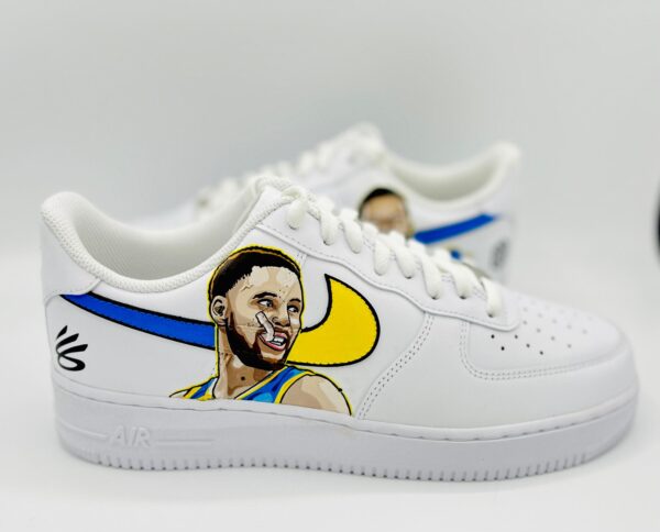 Custom Nike Air Force 1 Nba Beckham Jr Stephen Curry