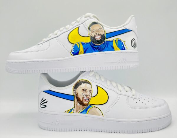 Custom Nike Air Force 1 Nba Beckham Jr Stephen Curry