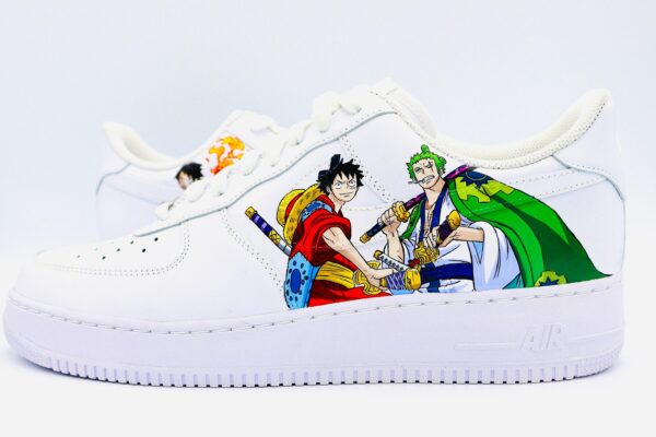 Custom Nike Air Force 1 One Piece Anime Pirates