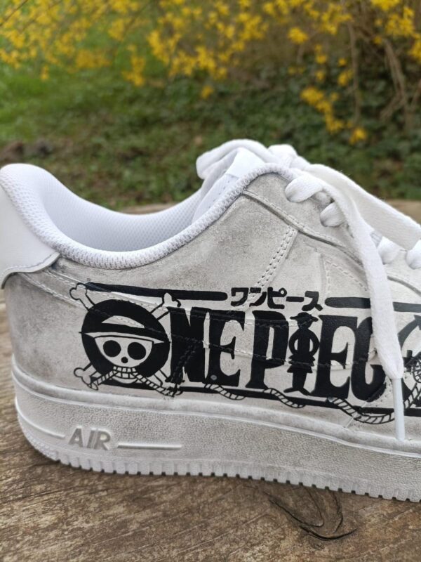 Custom Nike Air Force 1 One Piece Manga Monkey Comics Luffy