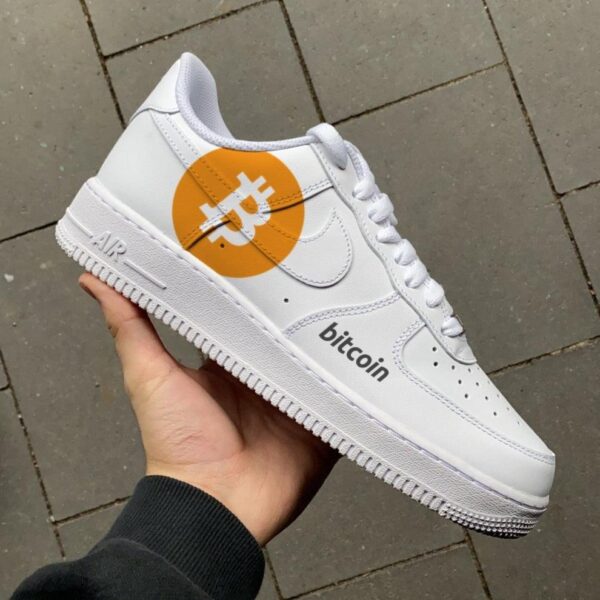 Custom Nike Air Force 1 x Bitcoin Crypto