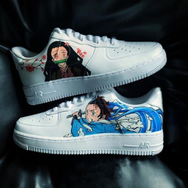 Custom Nike Air Force 1 x Demon Slayer Sneakers