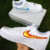 Custom Nike Air Force 1 x Fire and Water