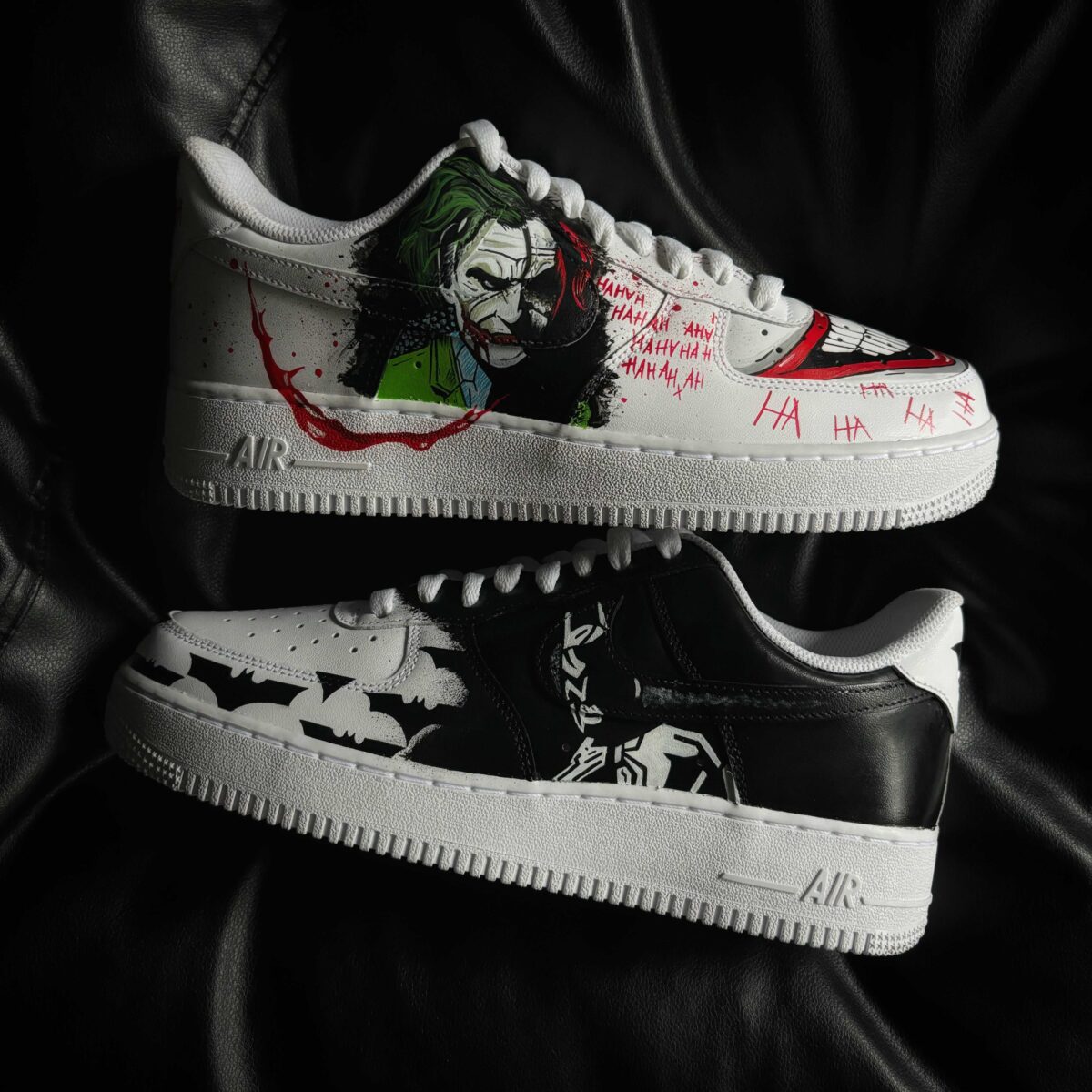 Custom Nike Air Force 1 x Joker x Batman