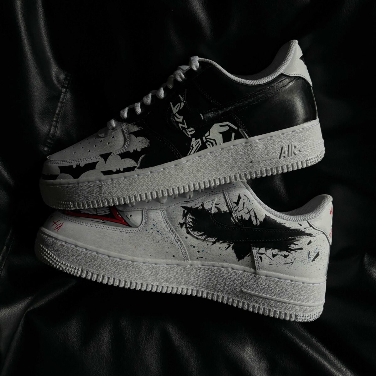 Custom Nike Air Force 1 x Joker x Batman