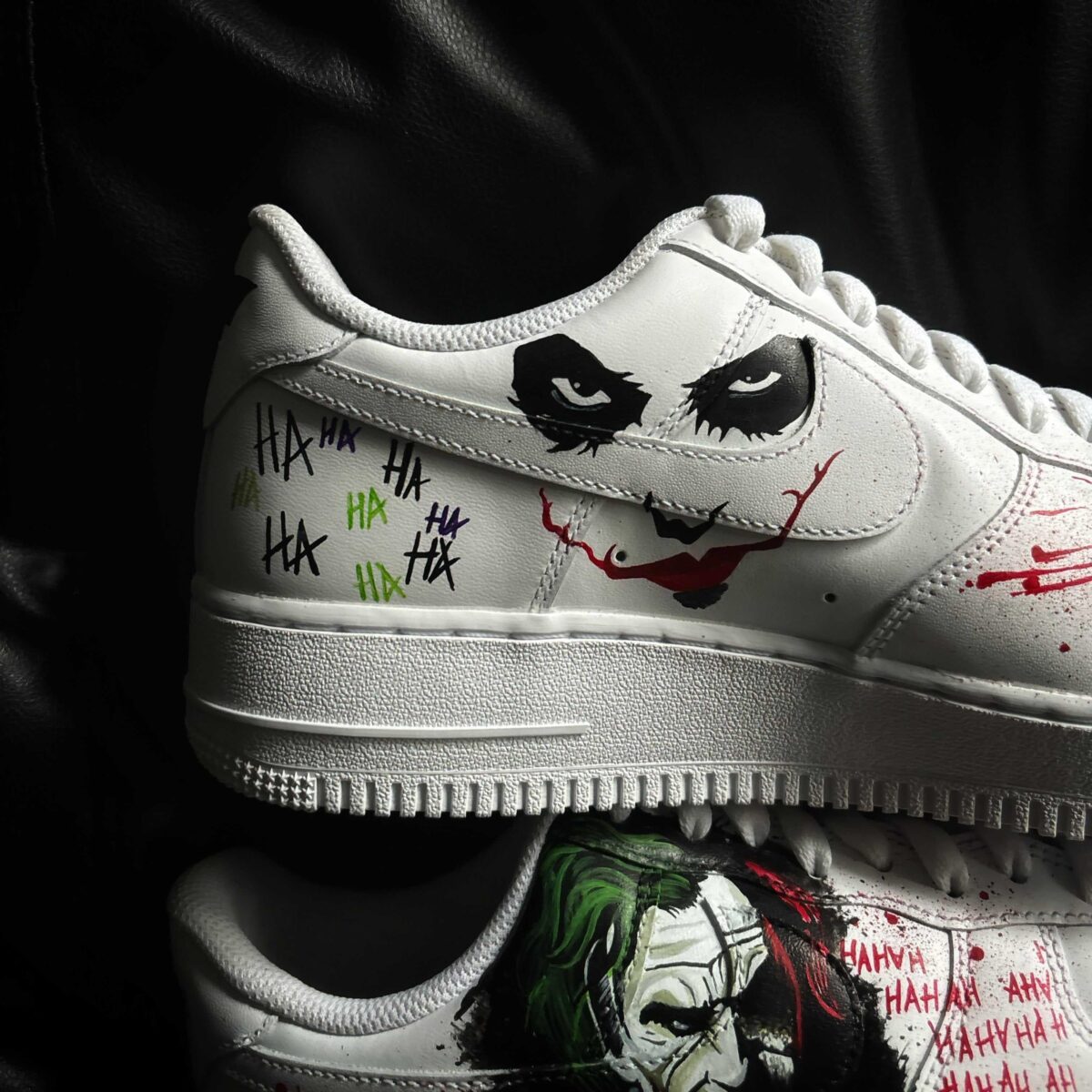 Custom Nike Air Force 1 x Joker x Batman