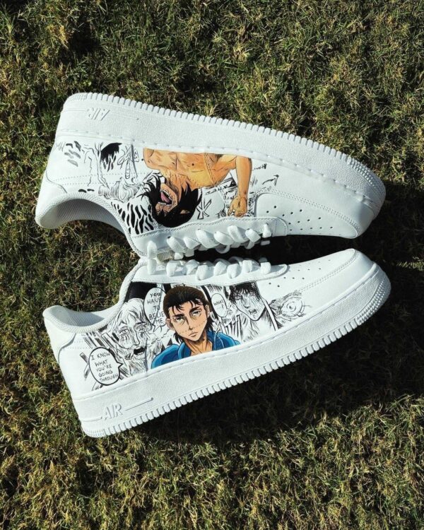 Custom Nike Air Force 1 x Levi x Titan Sneakers