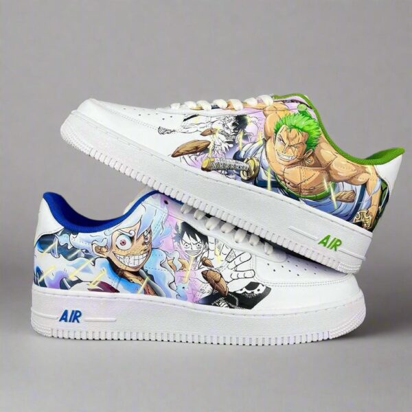 Custom Nike Air Force 1 x Luffy x Zoro